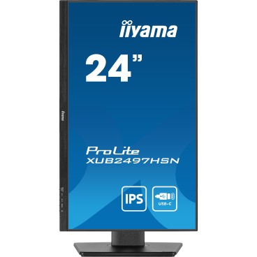 iiyama ProLite XUB2497HSN-B1 LED display 61 cm (24") 1920 x 1080 pixels Full HD Noir