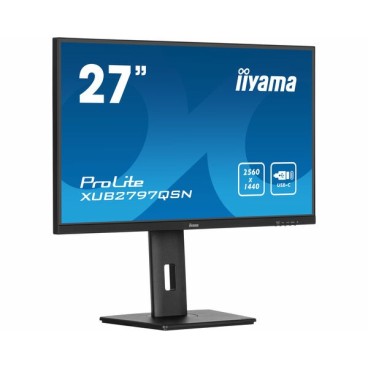 iiyama ProLite XUB2797QSN-B1 écran plat de PC 68,6 cm (27") 2560 x 1440 pixels Wide Quad HD LED Noir