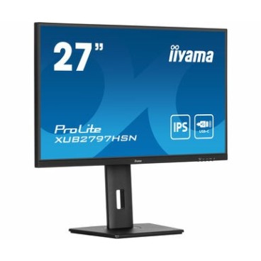 iiyama ProLite XUB2797QSU-B1 écran plat de PC 68,6 cm (27") 2560 x 1440 pixels Wide Quad HD LED Noir