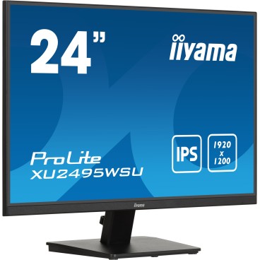 iiyama ProLite XU2495WSU-B7 écran plat de PC 61 cm (24") 1920 x 1200 pixels 4K Ultra HD LED Noir