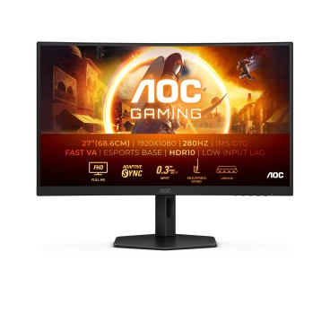 AOC G4 C27G4ZXU écran plat de PC 68,6 cm (27") 1920 x 1080 pixels Full HD LED Noir