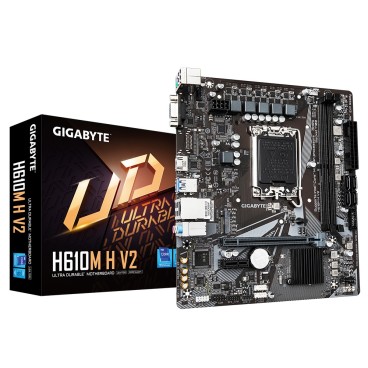 GIGABYTE H610M H V2 carte mère Intel H610 Express LGA 1700 micro ATX