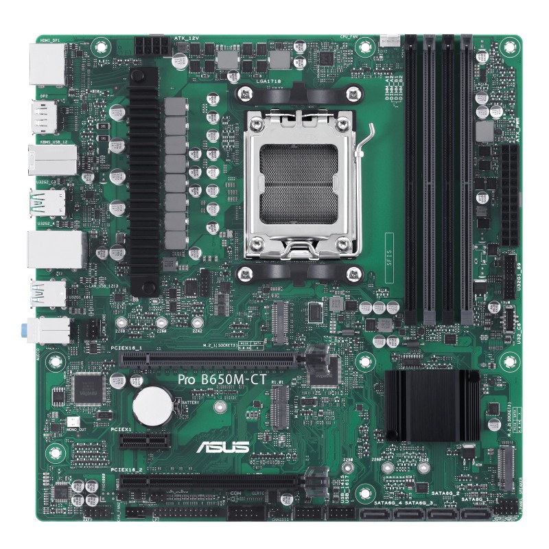 ASUS PRO B650M-CT-CSM AMD B650 Emplacement AM5 micro ATX