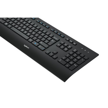 Logitech K280E Pro f  Business clavier Bureau USB AZERTY Français Noir