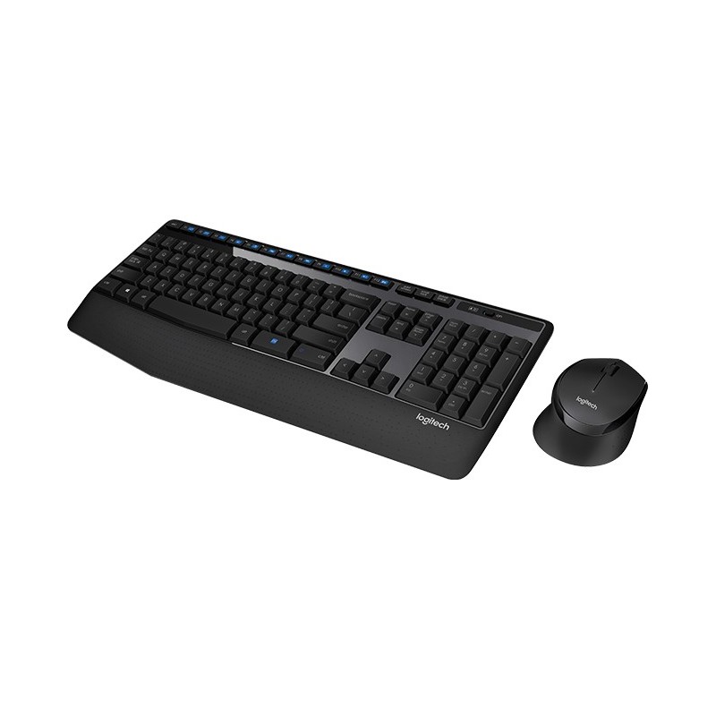 Logitech Wireless Combo MK345 clavier Souris incluse Universel USB Français Noir