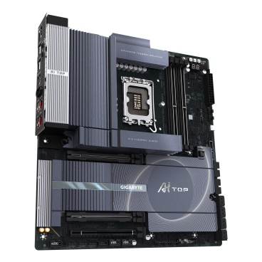 GIGABYTE Z890 AI TOP Carte mère - Processeurs Intel Core Ultra (Série 2), VRM 16+1+2 phases, jusqu'à 9500 MHz DDR5 (OC), 1xPCIe