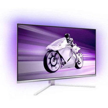 Philips Evnia 8000 32M2N8900 00 écran plat de PC 80 cm (31.5") 3840 x 2160 pixels 4K Ultra HD QDOLED Blanc