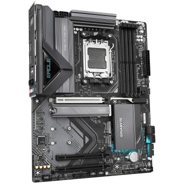 GIGABYTE X870 EAGLE WIFI7 Carte Mère - Prend en charge les processeurs AMD Ryzen 9000, 14+2+2 phases VRM, jusqu'à 8000MHz DDR5