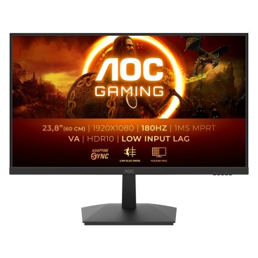 AOC G1 24G15N2 écran plat de PC 60,5 cm (23.8") 1920 x 1080 pixels Full HD LCD Noir