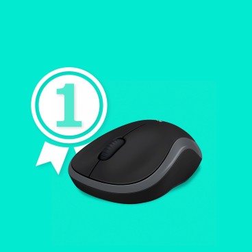 Logitech M185 souris Bureau Ambidextre RF sans fil Optique 1000 DPI