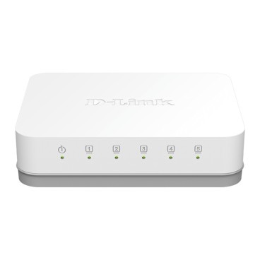 D-Link GO-SW-5G Non-géré Gigabit Ethernet (10 100 1000) Blanc