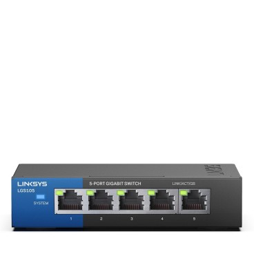 Linksys Switch 5 ports Gigabit Business à poser sur bureau (LGS105)