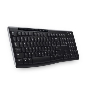 Logitech Wireless Keyboard K270 clavier Maison RF sans fil AZERTY Français Noir