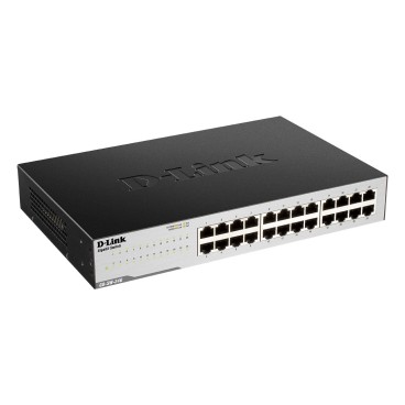 D-Link GO-SW-24G Non-géré L2 Gigabit Ethernet (10 100 1000) 1U Noir