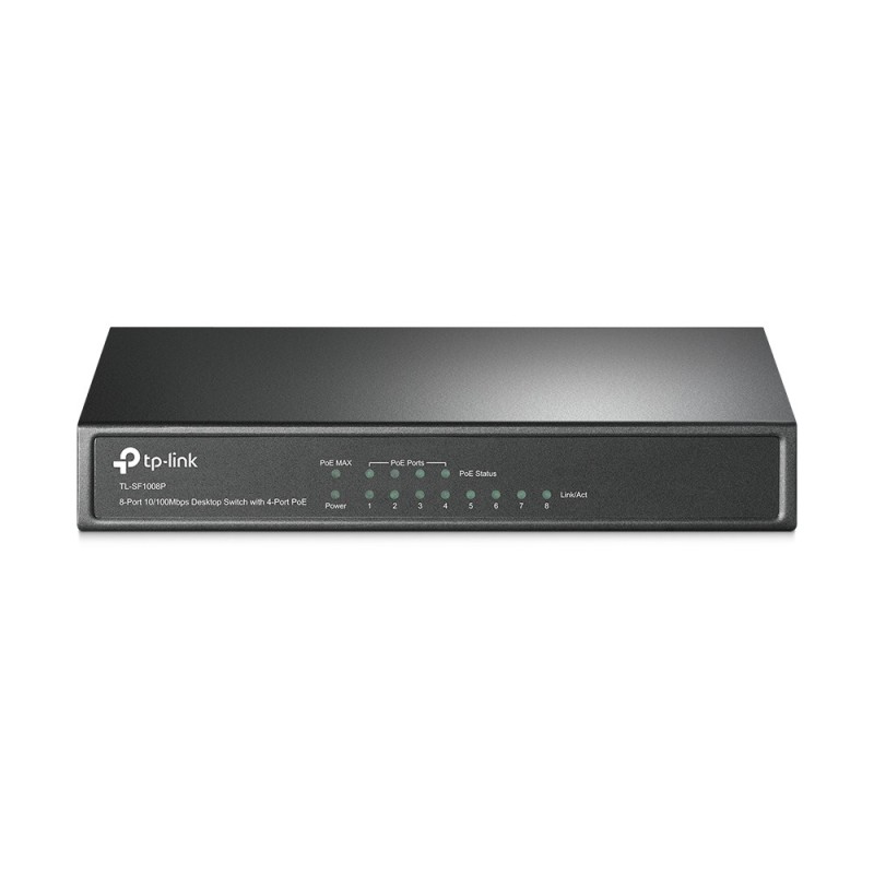 TP-Link TL-SF1008P commutateur réseau Non-géré Fast Ethernet (10 100) Connexion Ethernet, supportant l'alimentation via ce port