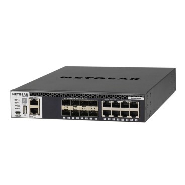 NETGEAR M4300-8X8F Géré L3 10G Ethernet (100 1000 10000) 1U Noir