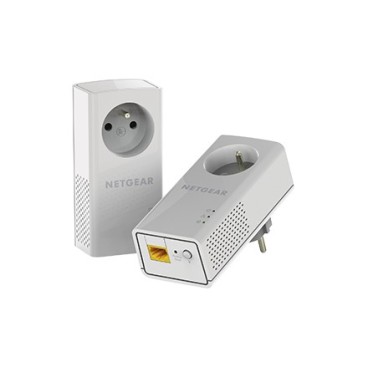 NETGEAR PLP1000-100FRS Adaptateur réseau CPL 1000 Mbit s Ethernet LAN Blanc 2 pièce(s)