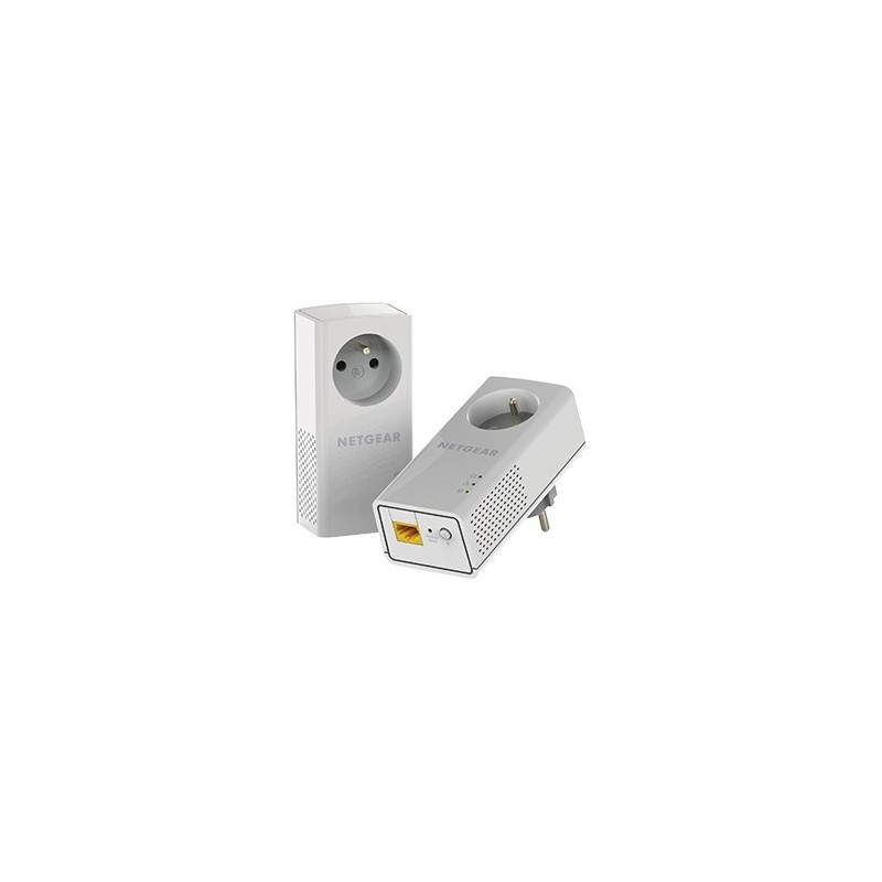 NETGEAR PLP1000-100FRS Adaptateur réseau CPL 1000 Mbit s Ethernet LAN Blanc 2 pièce(s)