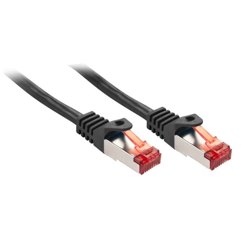 Lindy Rj45 Rj45 Cat6 1m câble de réseau Noir S FTP (S-STP)