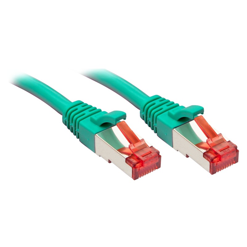 Lindy RJ-45 Cat.6 S FTP 15m câble de réseau Vert Cat6 S FTP (S-STP)