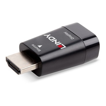 Lindy 38194 changeur de genre de câble HDMI Type A (Standard) VGA Noir