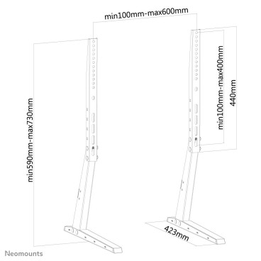 Neomounts support moniteur de bureau