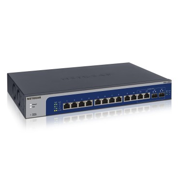 NETGEAR XS512EM Géré L2 10G Ethernet (100 1000 10000) 1U Bleu, Gris