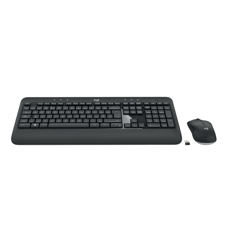 Logitech Advanced MK540 clavier Souris incluse Universel USB QWERTY Anglais britannique Noir, Blanc