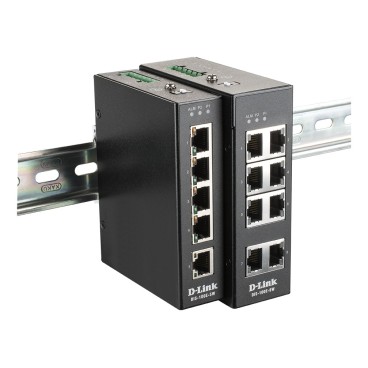 D-Link DIS-100E-8W commutateur réseau Non-géré L2 Fast Ethernet (10 100) Noir