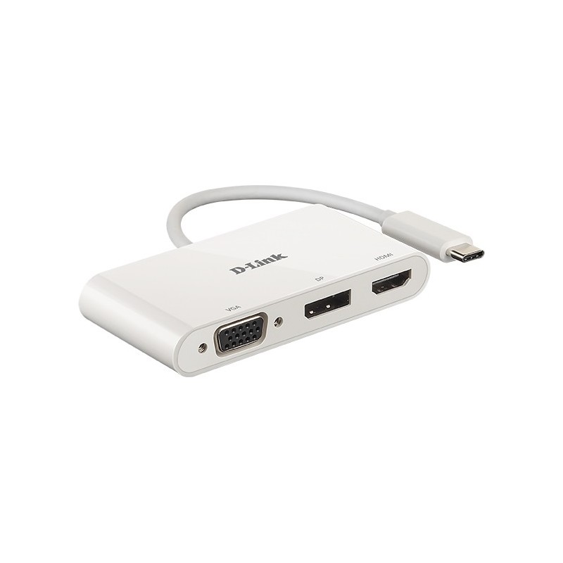 D-Link DUB-V310 station d'accueil Avec fil USB 3.2 Gen 1 (3.1 Gen 1) Type-C Blanc