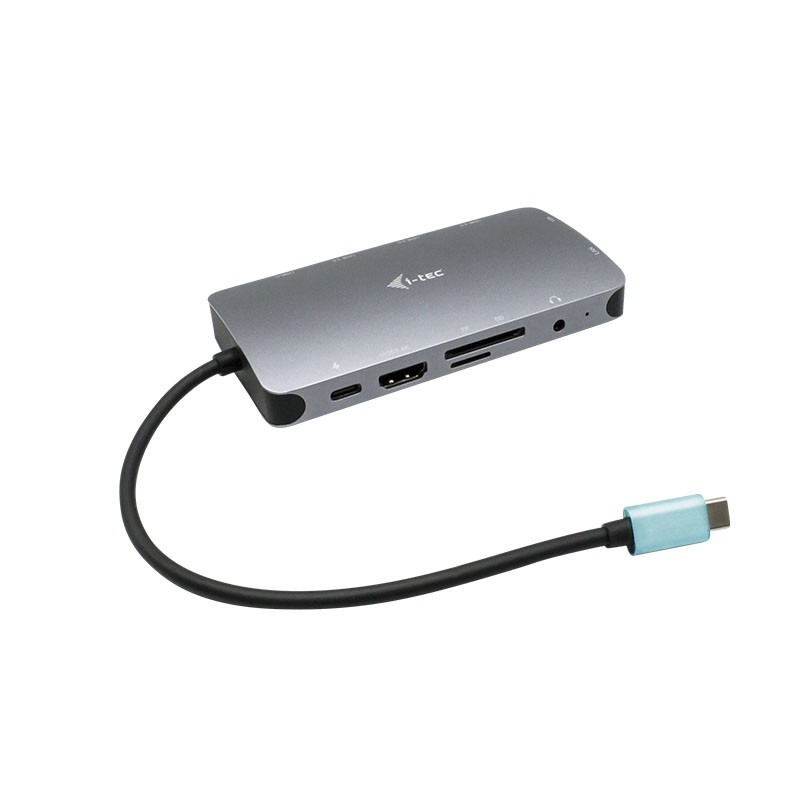 i-tec Metal USB-C Travel Nano Dock HDMI VGA with LAN + Power Delivery 100 W