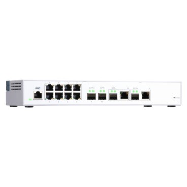 QNAP QSW-M408-2C commutateur réseau Géré L2 10G Ethernet (100 1000 10000) Blanc