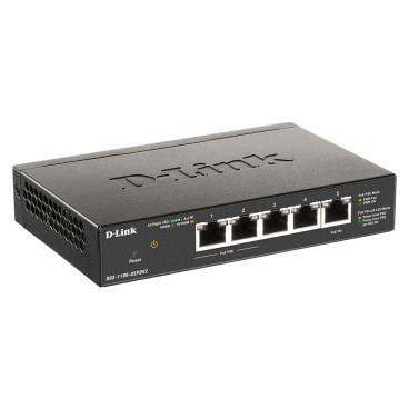 D-Link DGS-1100-05PDV2 commutateur réseau Géré Gigabit Ethernet (10 100 1000) Connexion Ethernet, supportant l'alimentation via