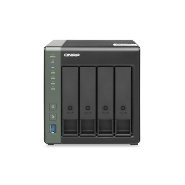 QNAP TS-431X3 NAS Tower Annapurna Labs Alpine AL-314 4 Go DDR3 QNAP Turbo System Noir