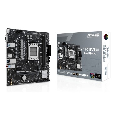 ASUS PRIME A620M-K AMD A620 Emplacement AM5 micro ATX