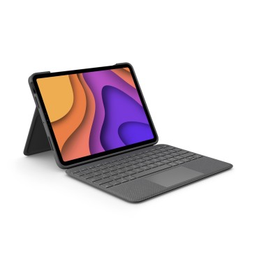 Logitech Folio Touch AZERTY Français Smart Connector Gris