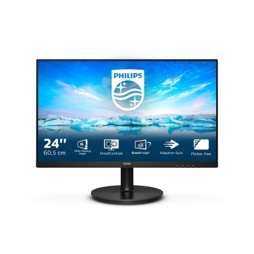 Philips V Line 242V8LA 00 LED display 60,5 cm (23.8") 1920 x 1080 pixels Full HD Noir