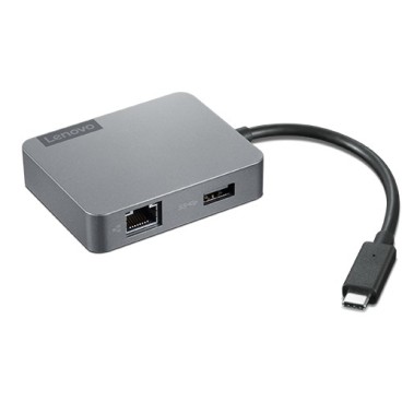 Lenovo 4X91A30366 station d'accueil Avec fil USB 2.0 Type-C Gris