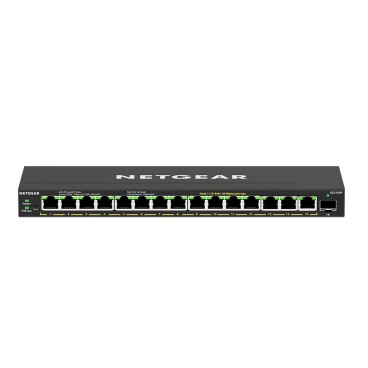 NETGEAR GS316EP-100PES commutateur réseau Géré Gigabit Ethernet (10 100 1000) Connexion Ethernet, supportant l'alimentation via