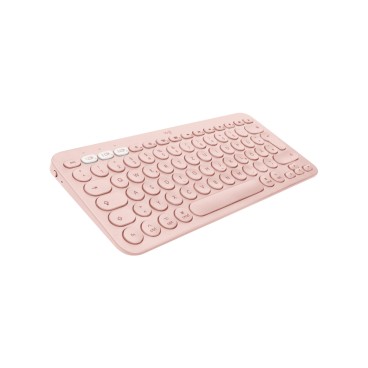 Logitech K380 for Mac Multi-Device Bluetooth Keyboard clavier Universel AZERTY Français Rose