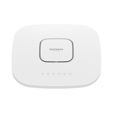 NETGEAR Insight Cloud Managed WiFi 6 AX6000 Tri-band Multi-Gig Access Point (WAX630) 6000 Mbit s Blanc Connexion Ethernet,