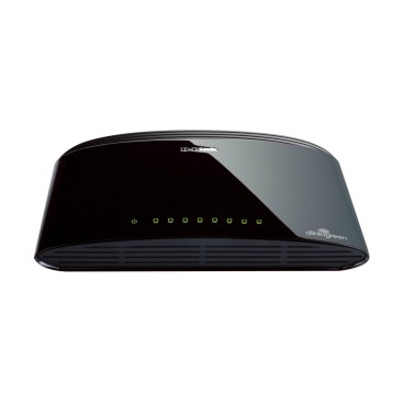 D-Link DES-1008D Non-géré Fast Ethernet (10 100) Noir