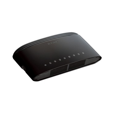 D-Link DES-1008D Non-géré Fast Ethernet (10 100) Noir