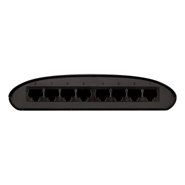 D-Link DES-1008D Non-géré Fast Ethernet (10 100) Noir