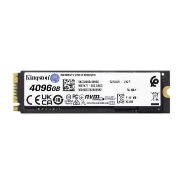 Kingston Technology 4096G KC3000 M.2 2280 NVMe SSD