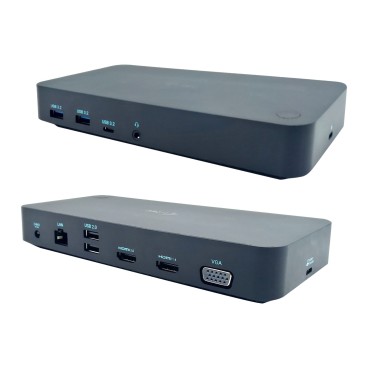 i-tec USB 3.0 USB-C Thunderbolt, 3x Display Docking Station + Power Delivery 100W