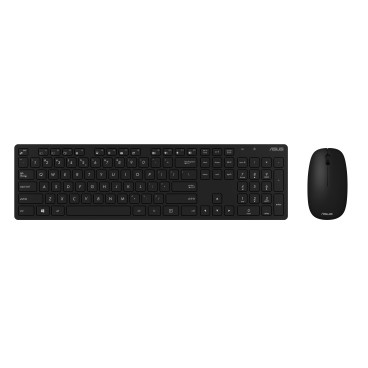 ASUS W5000 clavier Souris incluse Universel FR sans fil +USB AZERTY Français Noir