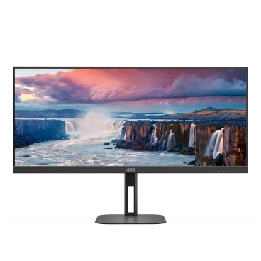 AOC V5 U34V5C BK écran plat de PC 86,4 cm (34") 3440 x 1440 pixels UltraWide Quad HD LCD Noir