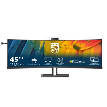 Philips 6000 series 45B1U6900CH 00 LED display 113 cm (44.5") 5120 x 1440 pixels UltraWide Dual Quad HD Noir