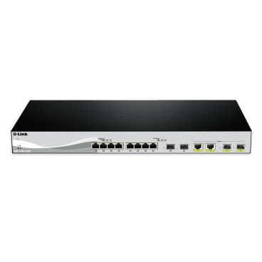 D-Link DXS-1210-12SC E commutateur réseau Géré L2 10G Ethernet (100 1000 10000) 1U Noir, Argent